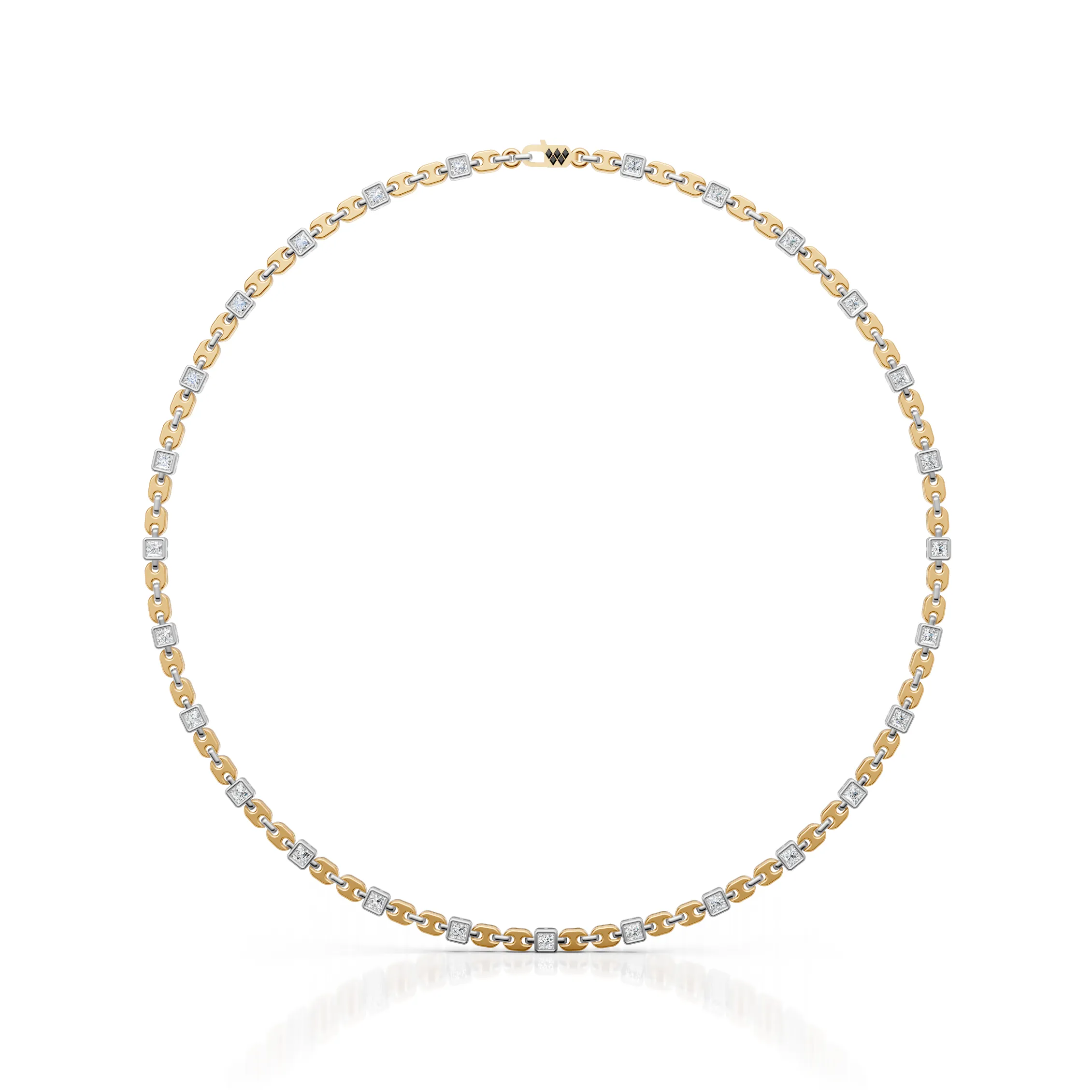 Square Diamond Link Chain